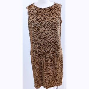 2pc animal print stretchy skirt set